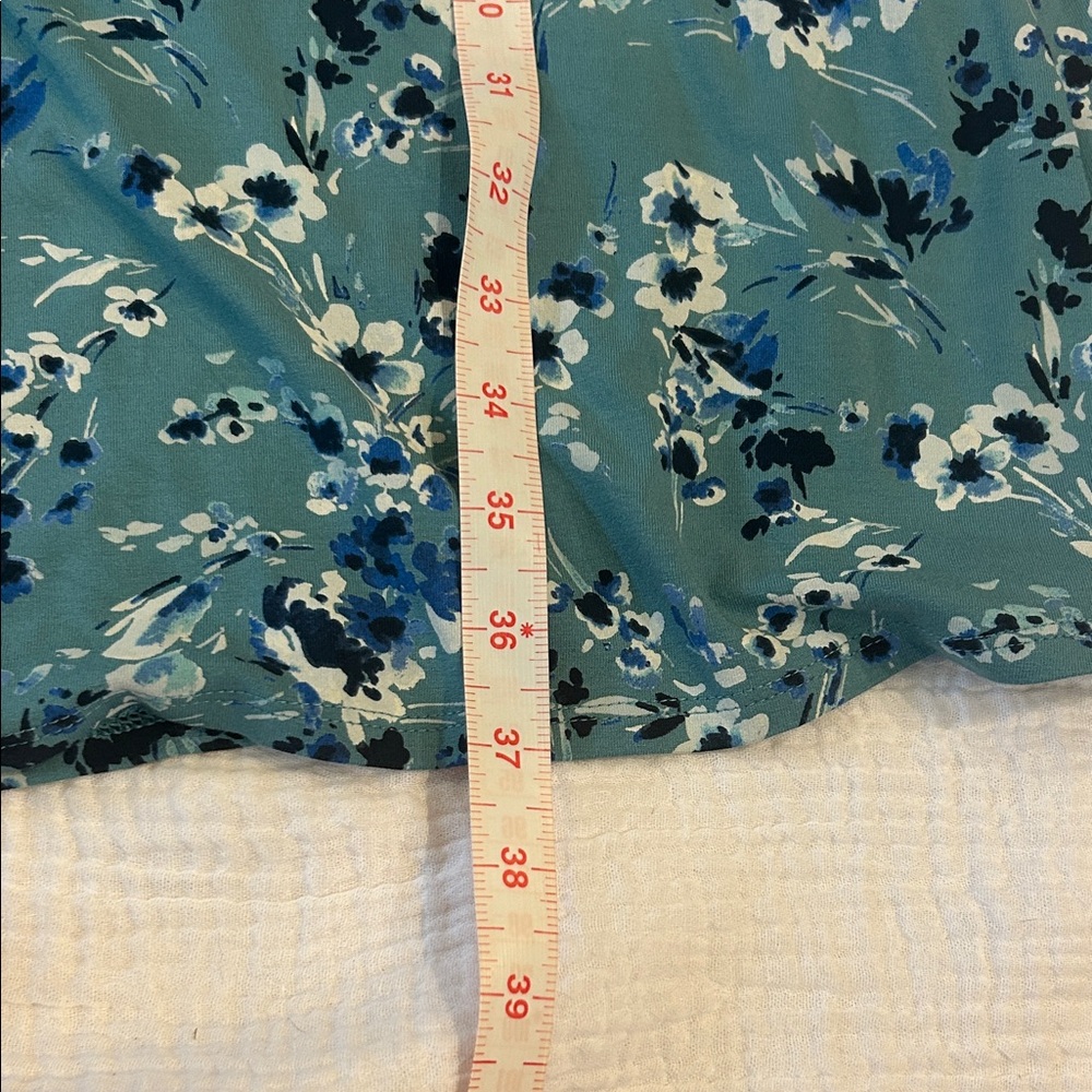 J. Jill Wearever Collection Dress Women’s Medium Floral Packable Resort Beach - Picture 5 of 7